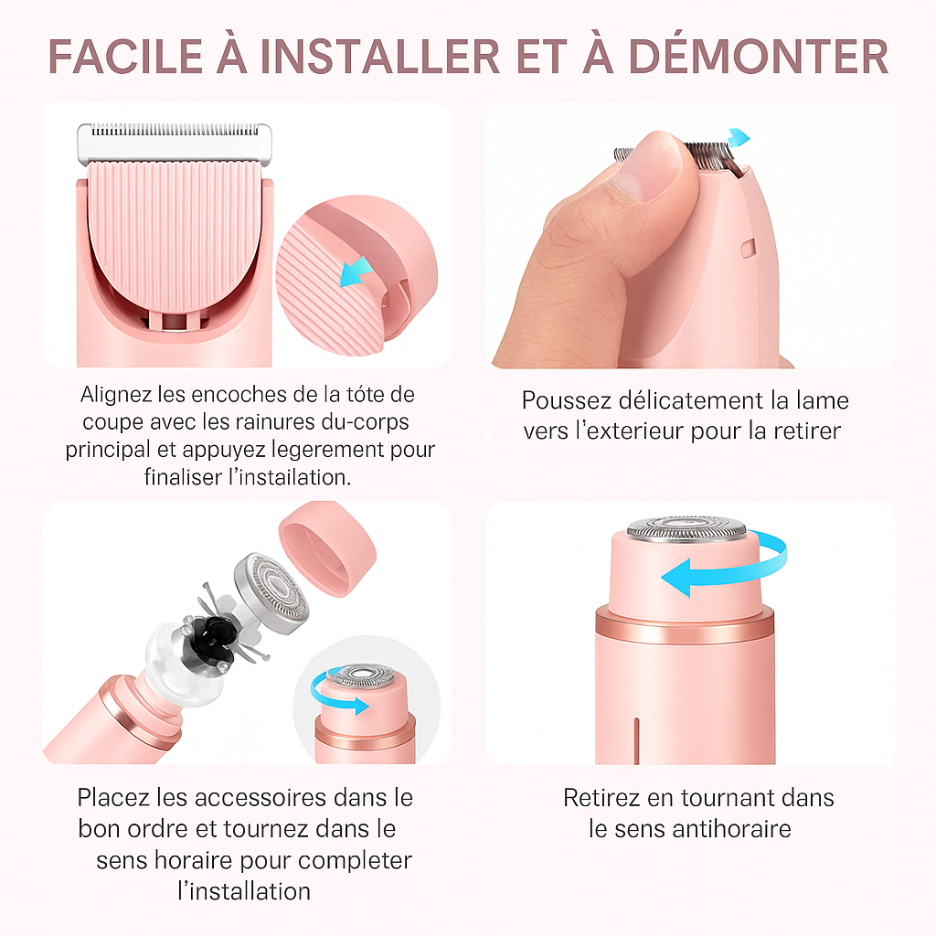 SilkShield PRO Rasoir Électrique Douceur Absolue