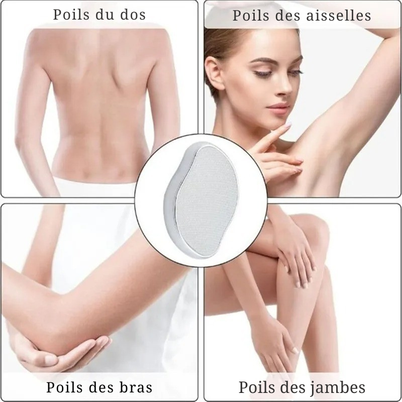 Épilateur cristal – Peau lisse sans effort