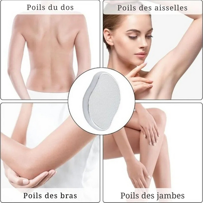 Épilateur cristal – Peau lisse sans effort